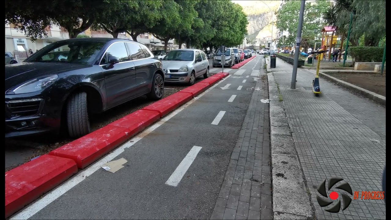 VIDEO ESCLUSIVO: PISTA CICLABILE PRAGA-DANTE A PALERMO