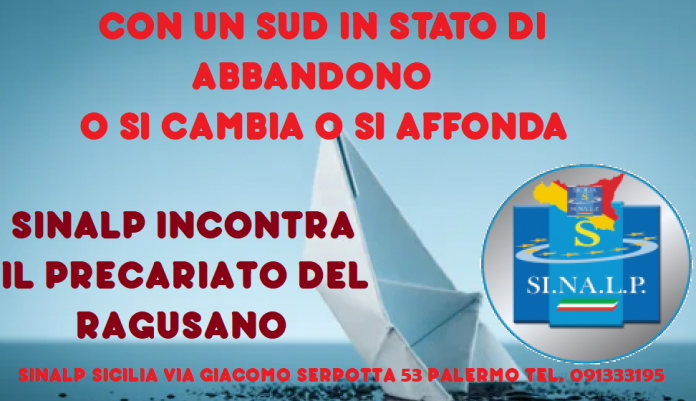 locandina sinalp ragusa o si cambia o si affonda rapporto censis