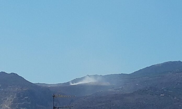 bellolampo discarica a fuoco