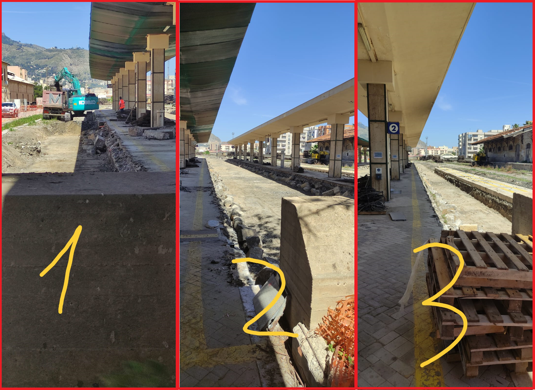 TRAPANI STAZIONE LAVORI