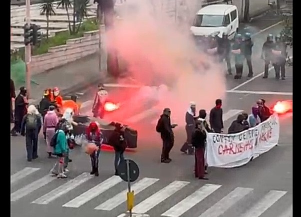 no ponte manifestazione Messina DISORDINI NO PONTE MESSINA
