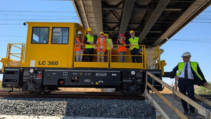 Aricò sopralluogo cantiere raddoppio ferroviario