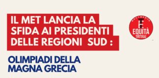 MOVIMENTO EQUITA’ TERRITORIALE: OLIMPIADI SI, MA AL SUD! olimpiadi movimento equità territoriale
