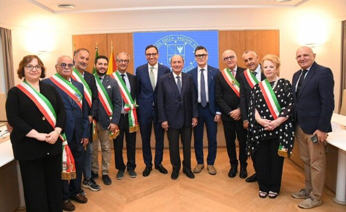 Schifani con Aricò e sindaci