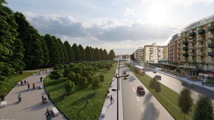 Il rendering di una parte del futuro Parco Villa Turrisi palermotoday